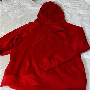 Red “amour” hoodie